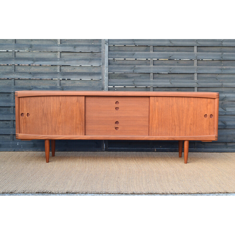 Vintage teak sideboard by H-W Klein for Bramin