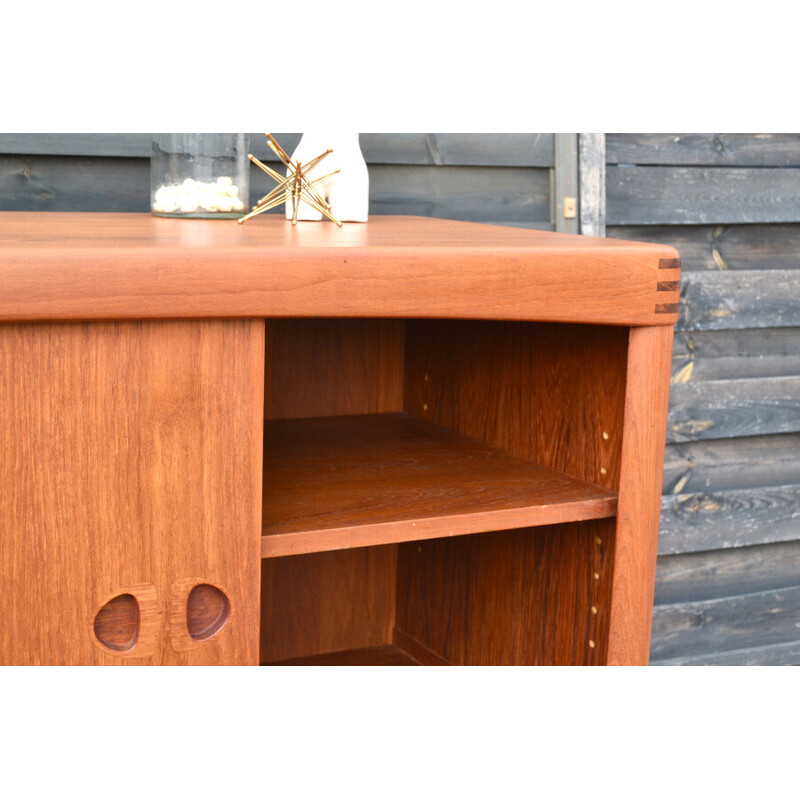 Vintage teakhouten dressoir van H-W Klein voor Bramin