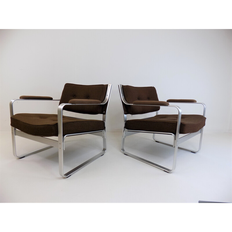 Pair of vintage Mondo armchairs by Karl-Erik Ekselius for Joc Möbel