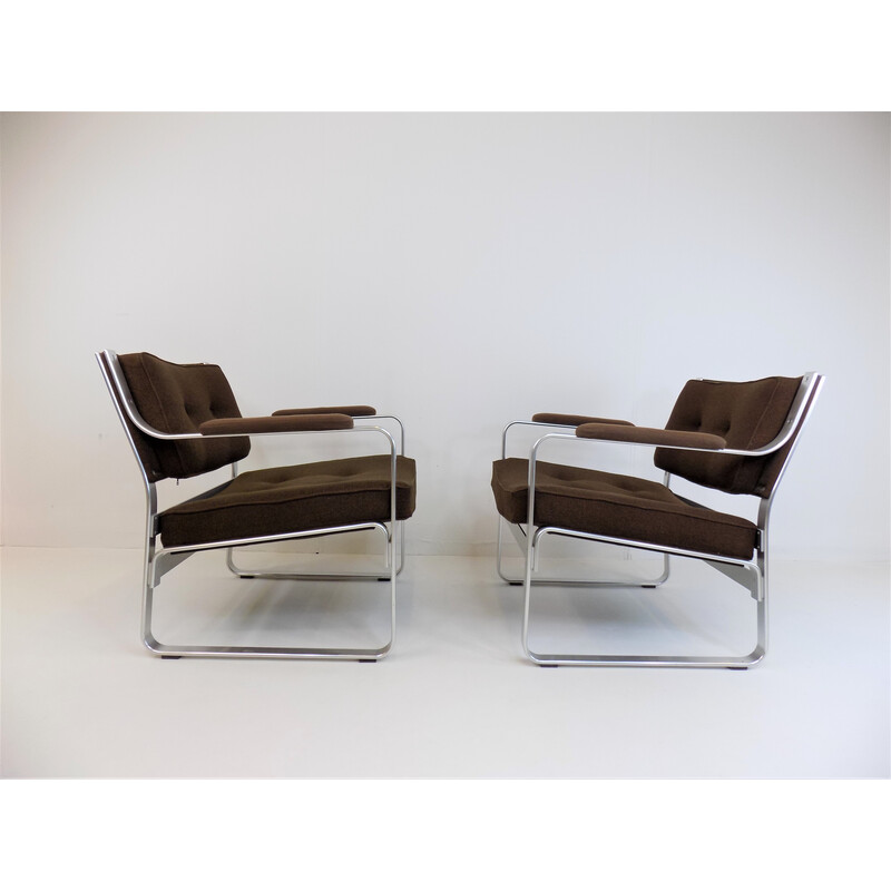 Pair of vintage Mondo armchairs by Karl-Erik Ekselius for Joc Möbel
