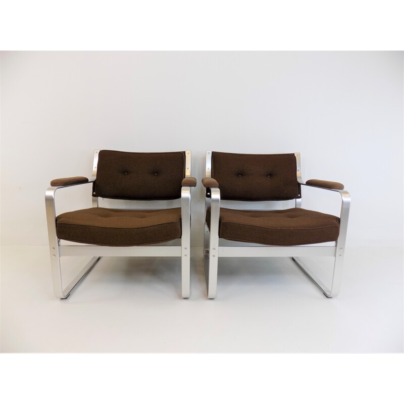 Pair of vintage Mondo armchairs by Karl-Erik Ekselius for Joc Möbel