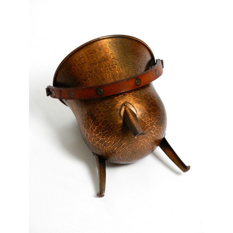 Mid century copper champagne cooler by Harald Buchrucker, Germany 1950s