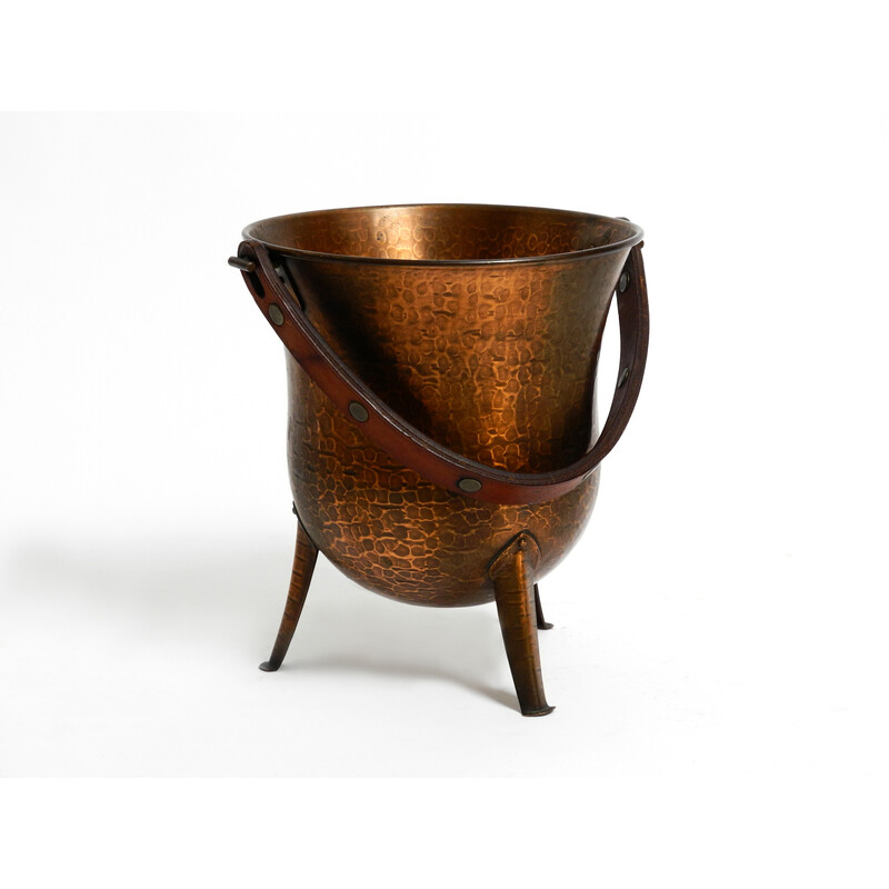 Mid century copper champagne cooler by Harald Buchrucker, Germany 1950s