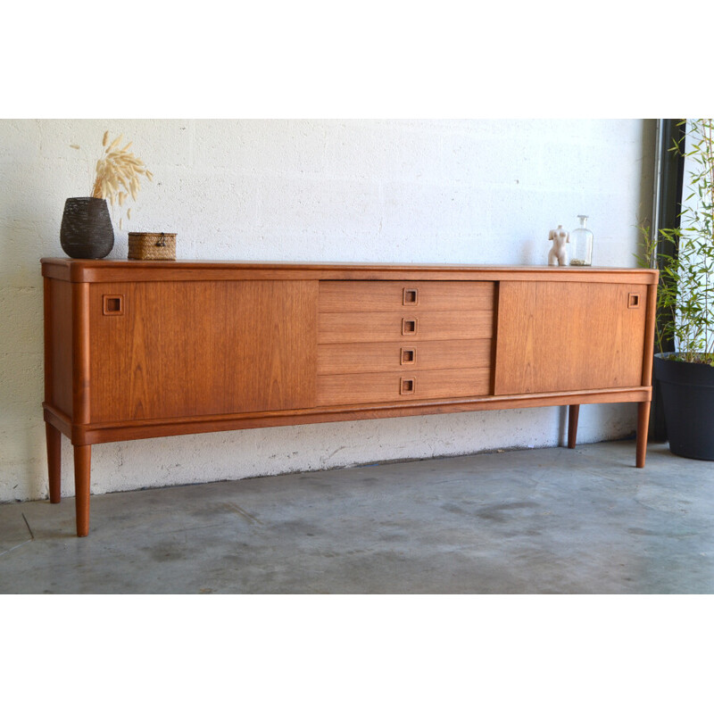 Vintage teak sideboard by Henry Walter Klein for Bramin