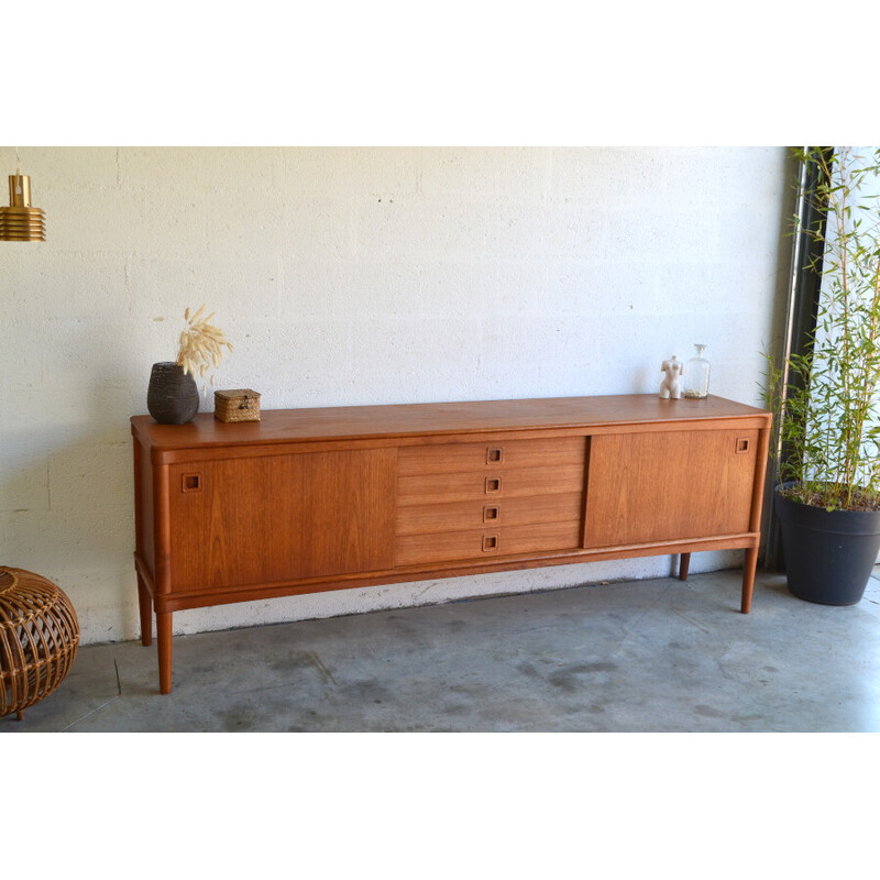 Vintage teak sideboard by Henry Walter Klein for Bramin