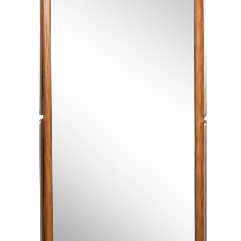 Vintage mirror in brushed aluminum, 1970