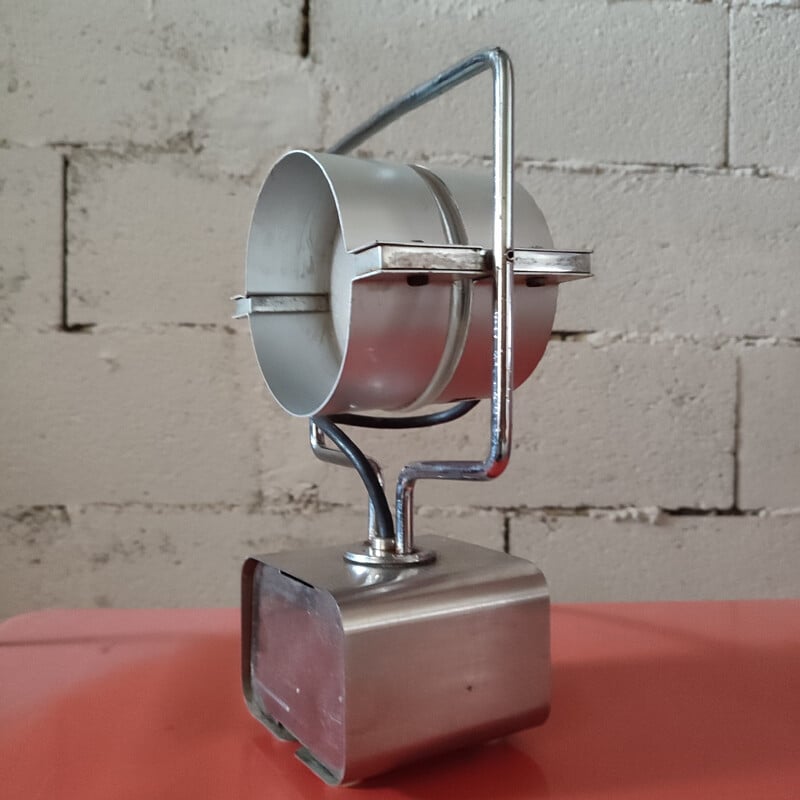 Richardson vintage lamp in brushed aluminum