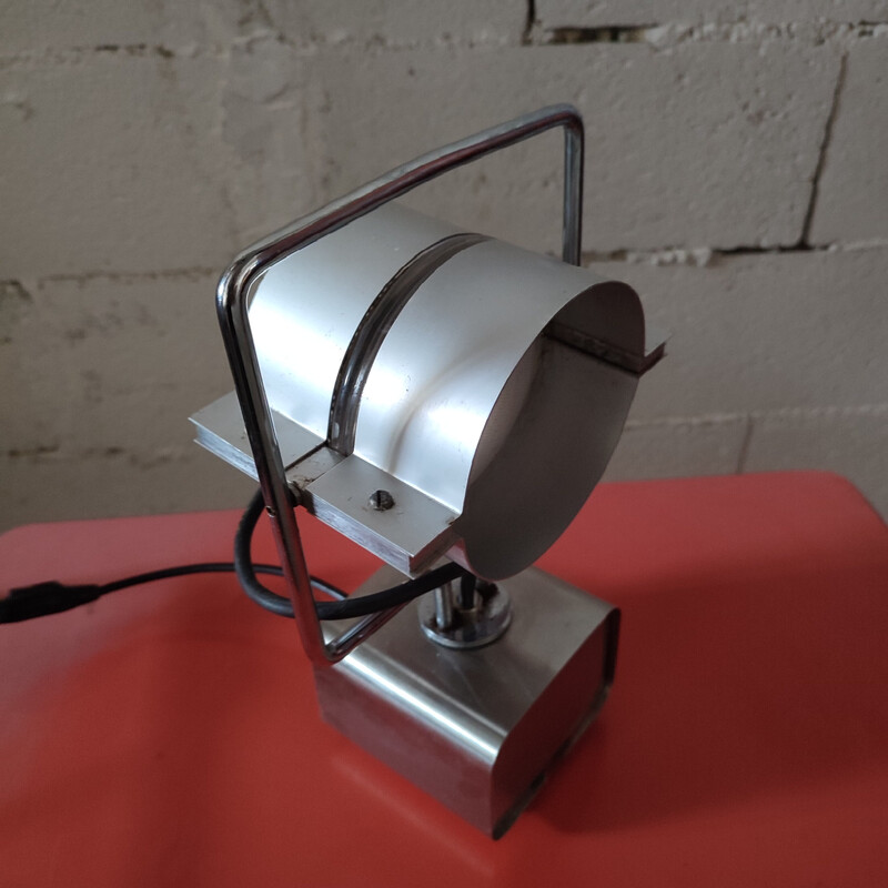 Richardson vintage lamp in brushed aluminum