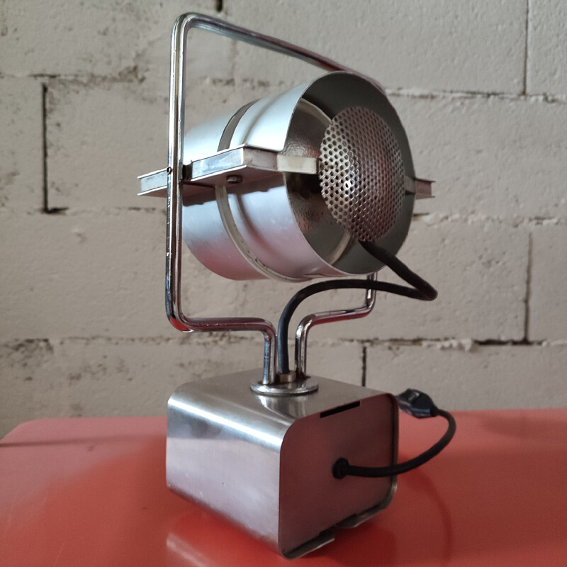 Richardson vintage lamp in geborsteld aluminium