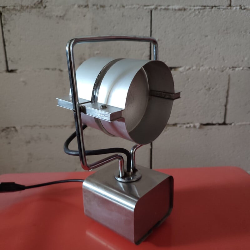 Richardson vintage lamp in brushed aluminum