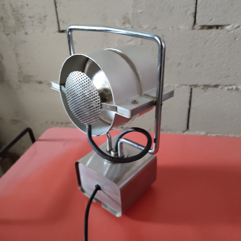Richardson Vintage-Lampe aus gebürstetem Aluminium