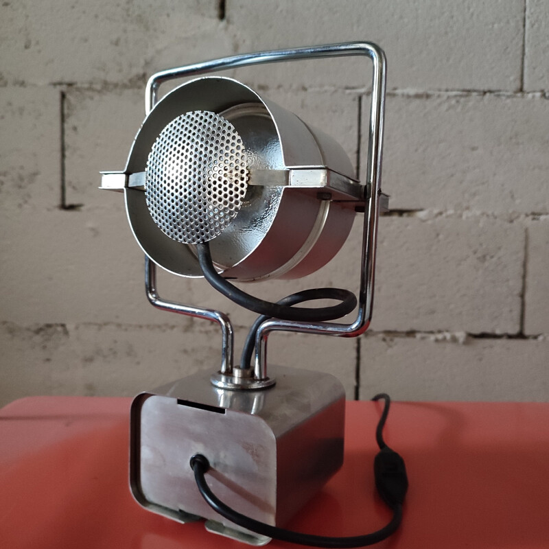 Lámpara vintage Richardson de aluminio cepillado