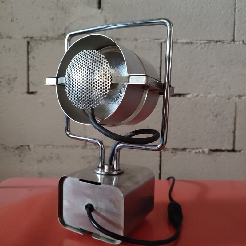 Richardson vintage lamp in brushed aluminum