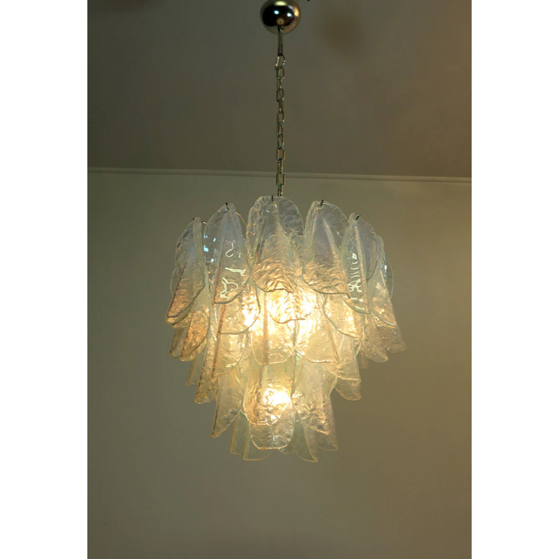 Vintage Italian chandelier in Murano glass