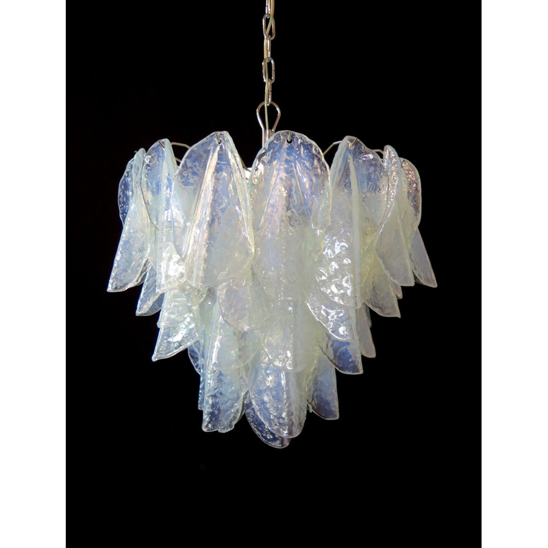 Lámpara vintage italiana de cristal de Murano