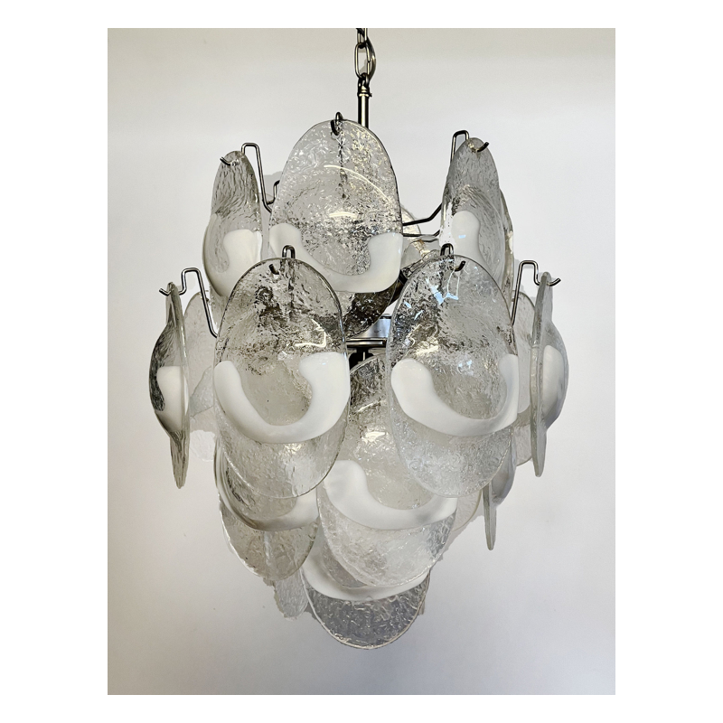 Vintage Italian chandelier in Murano glass