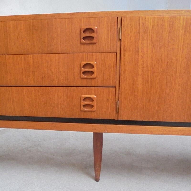 Mid-century long french sideboard - 1960s