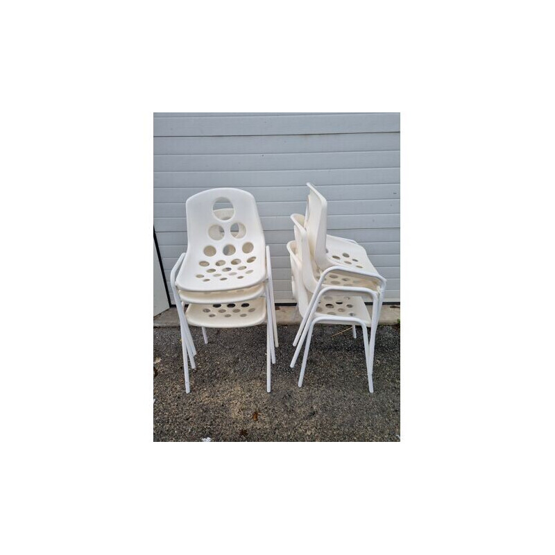 Set of 6 vintage Sicopal chairs, 1970