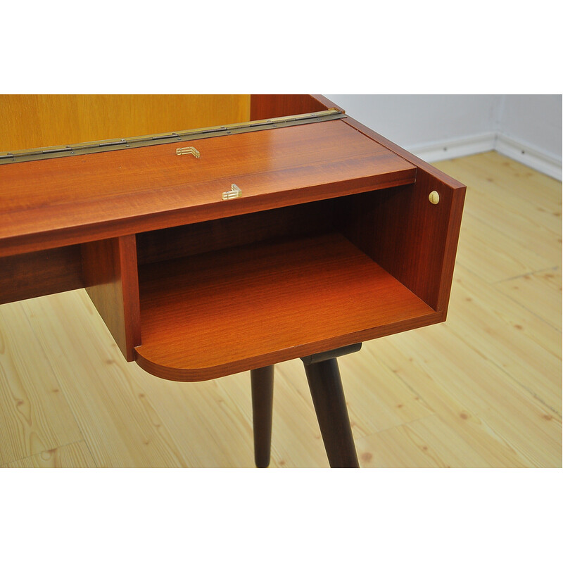 Cassettiera in legno vintage, 1950