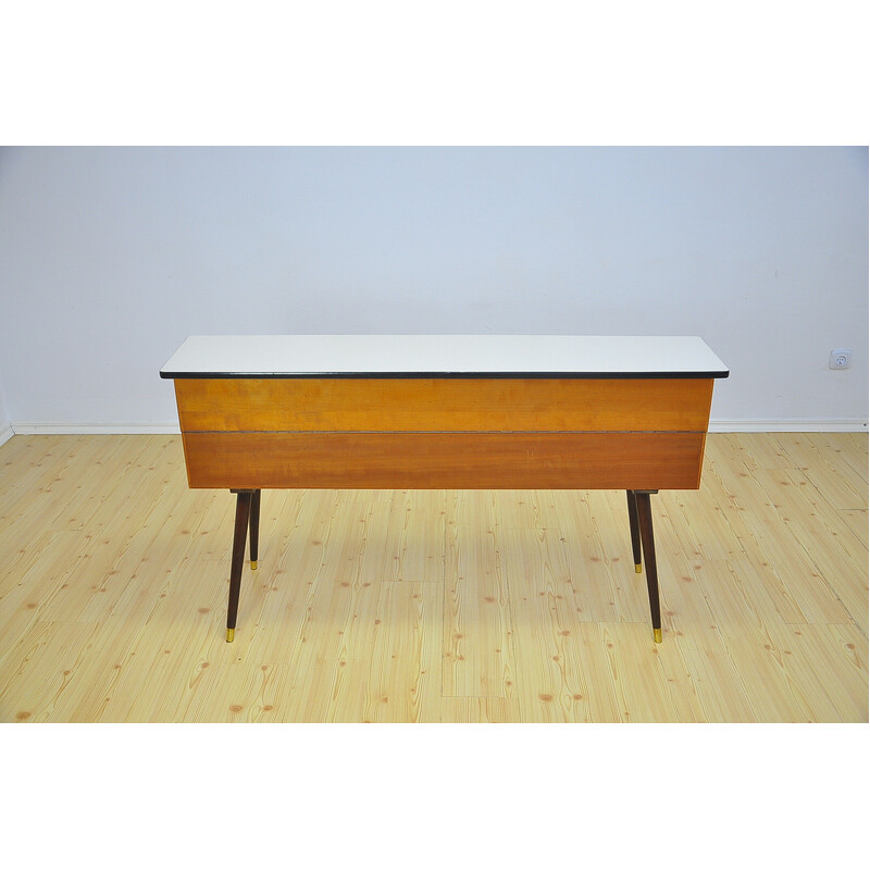 Vintage wood chest of drawers, 1950