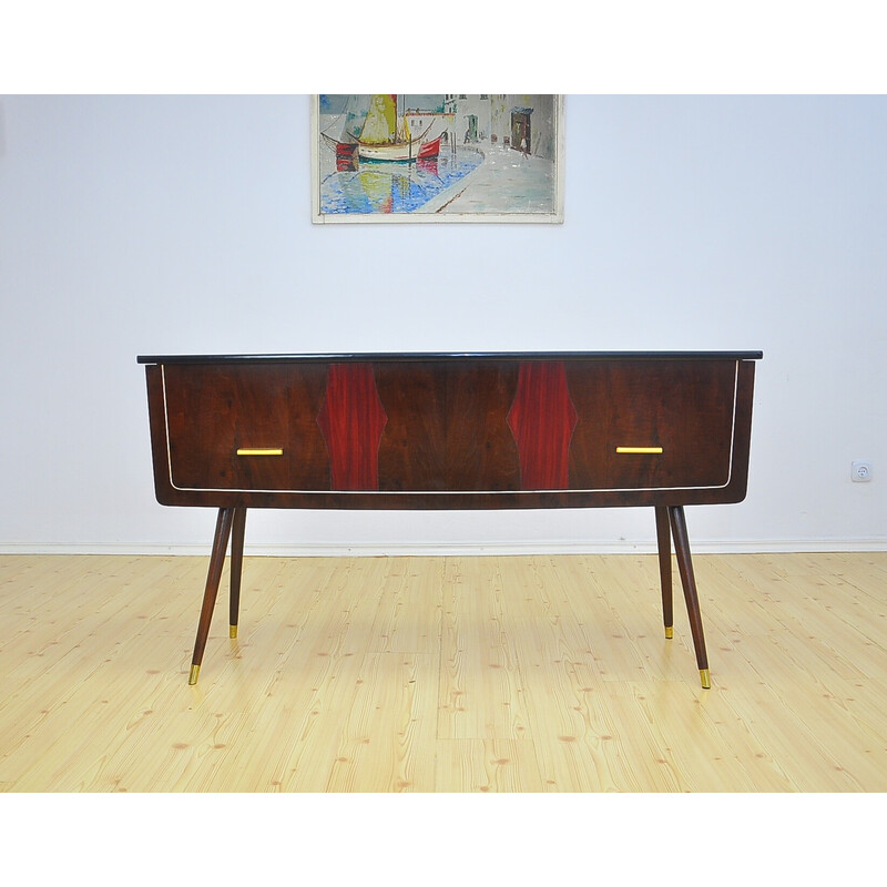 Vintage wood chest of drawers, 1950