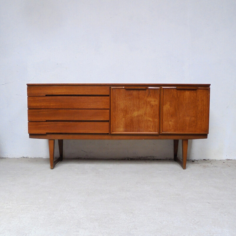 English Beautility wooden sideboard - 1960s