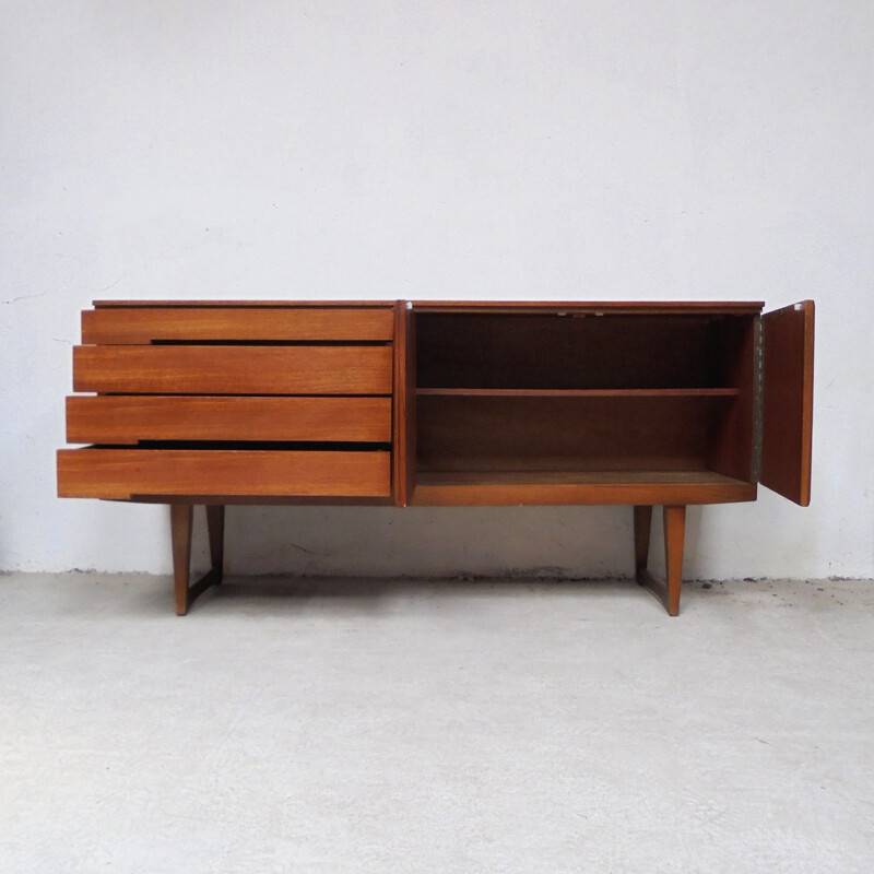 English Beautility wooden sideboard - 1960s