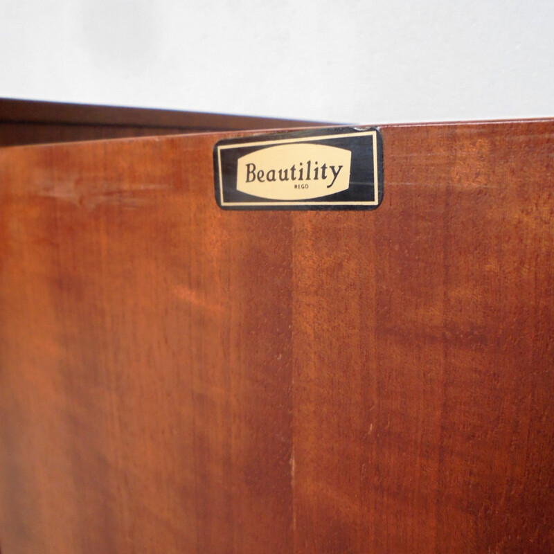 English Beautility wooden sideboard - 1960s