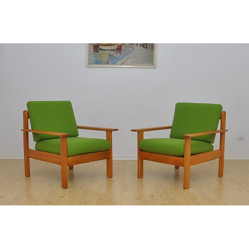 Paar vintage fauteuils van Knoll Antimott, 1960