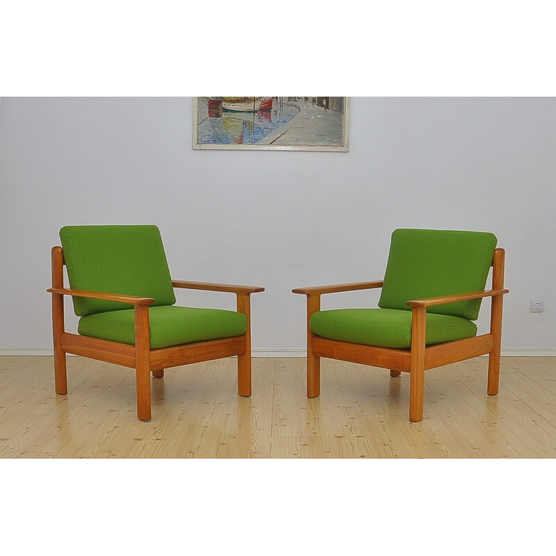 Pair of vintage armchairs by Knoll Antimott, 1960s