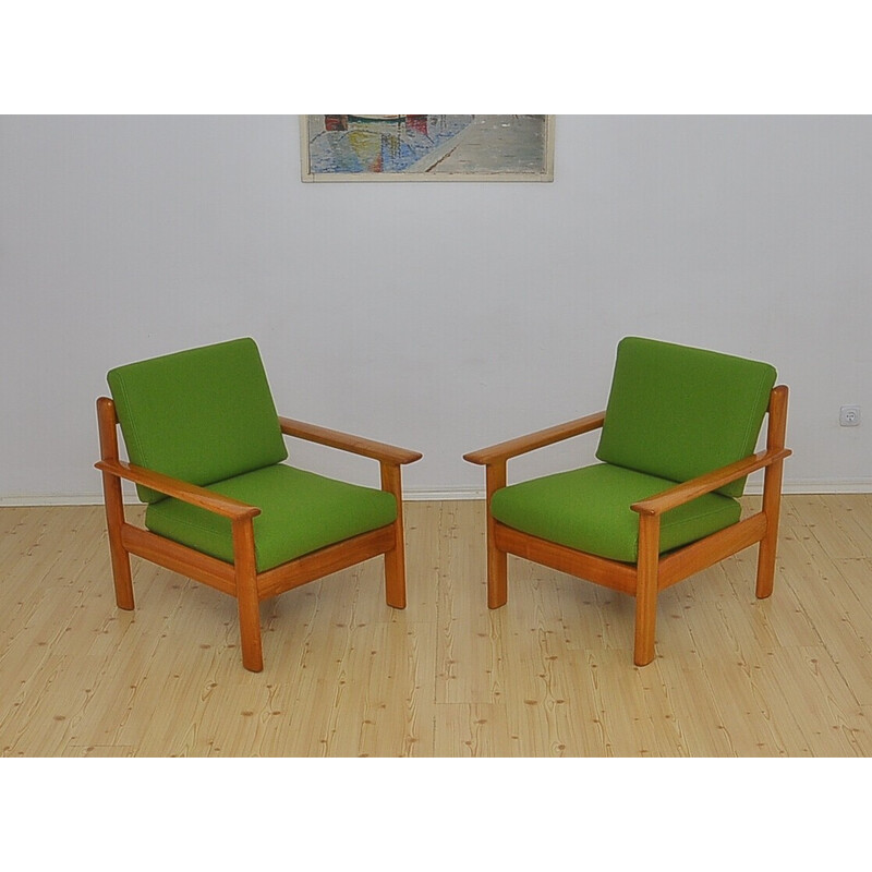 Paar vintage fauteuils van Knoll Antimott, 1960