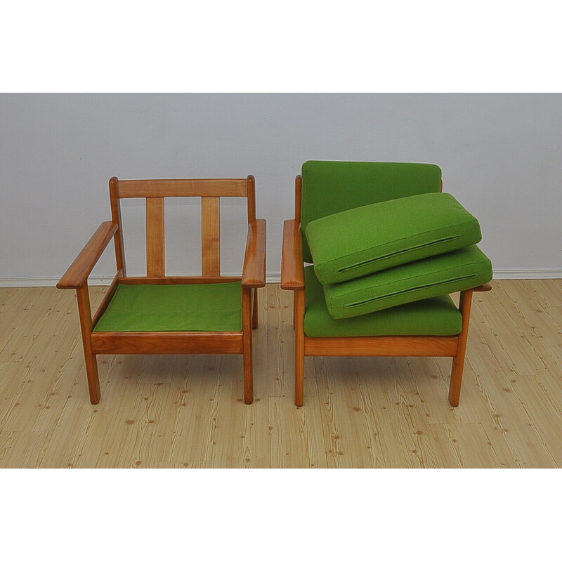 Pair of vintage armchairs by Knoll Antimott, 1960s