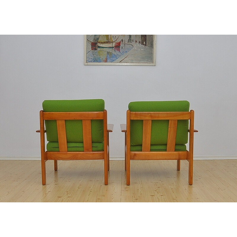 Pair of vintage armchairs by Knoll Antimott, 1960s