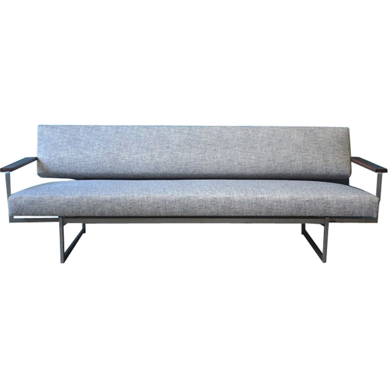 Convertible grey sofa by Rob Parry for Gelderland - 1950s