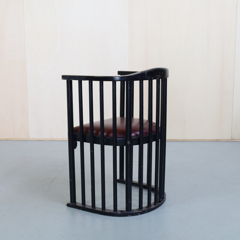 Paire de chaises Barrel vintage de Josef Hoffmann pour Ton