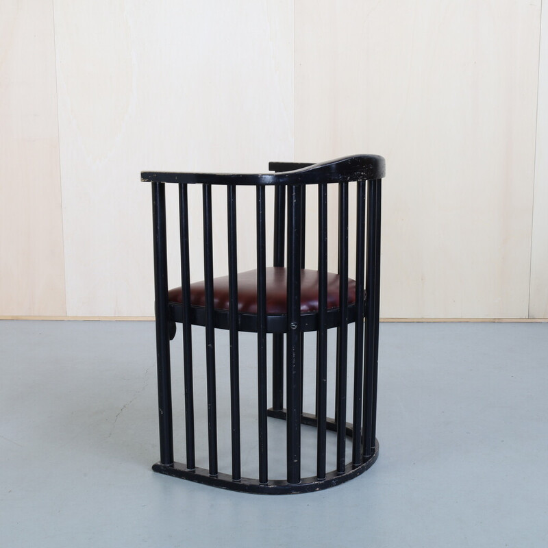 Par de cadeiras de barril vintage de Josef Hoffmann para Ton