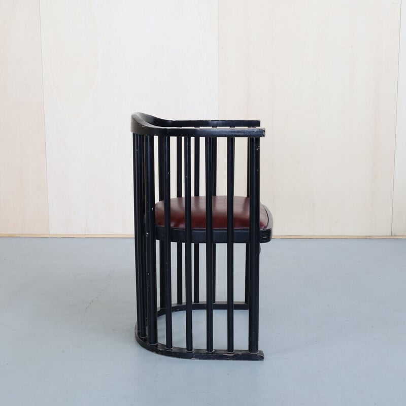 Paire de chaises Barrel vintage de Josef Hoffmann pour Ton