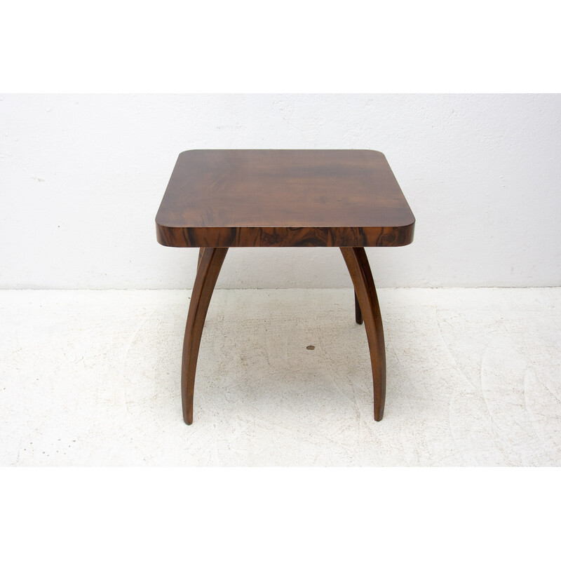 Table basse vintage en noyer Spider H 259 par Jindřich Halabala, Tchécoslovaquie 1950