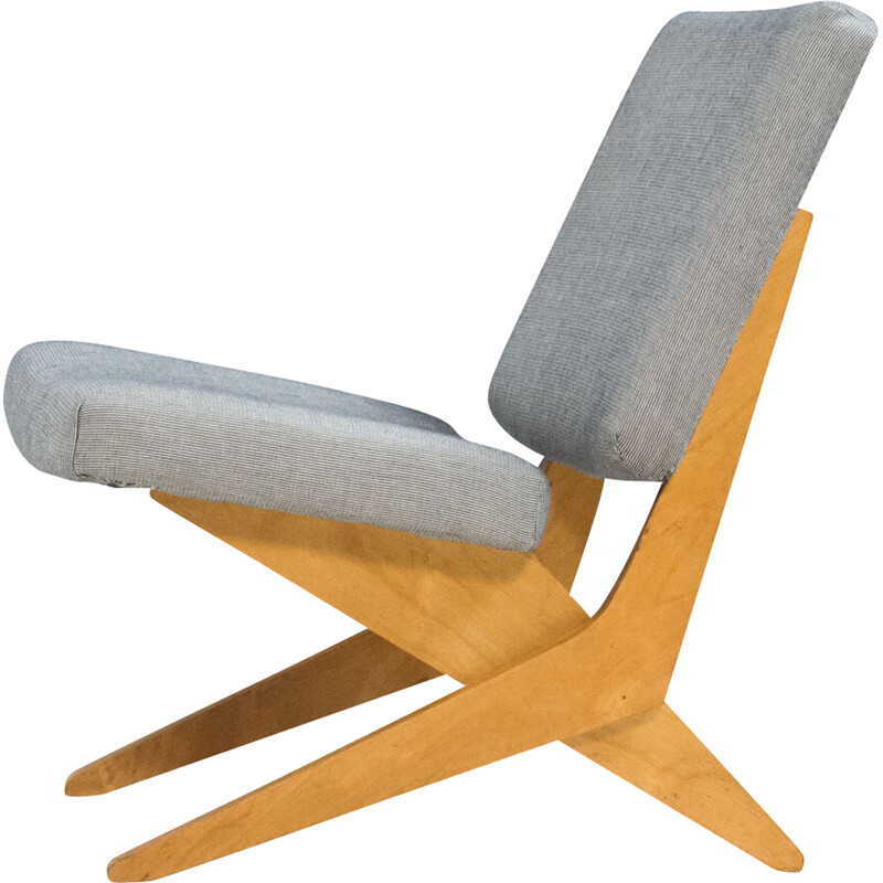 Vintage triplex fauteuil van Jan van Grunsven voor Pastoe, Nederland 1950