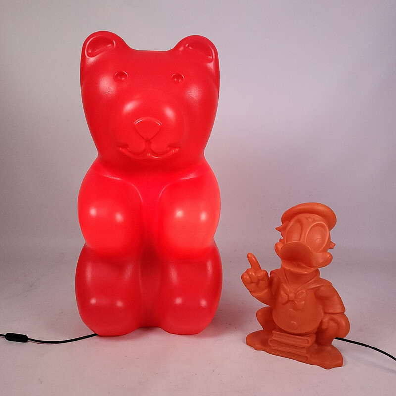 Lebber Vintage® Vintage Gummi Bear Haribo Bear Candy Bear Lamp Red Messow 