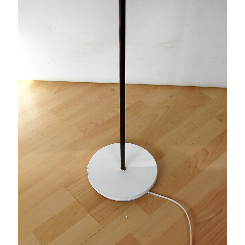 Vintage metal and acrylic floor lamp