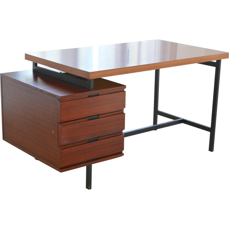 Desk by Pierre Guariche produced by Minvielle - 1960s