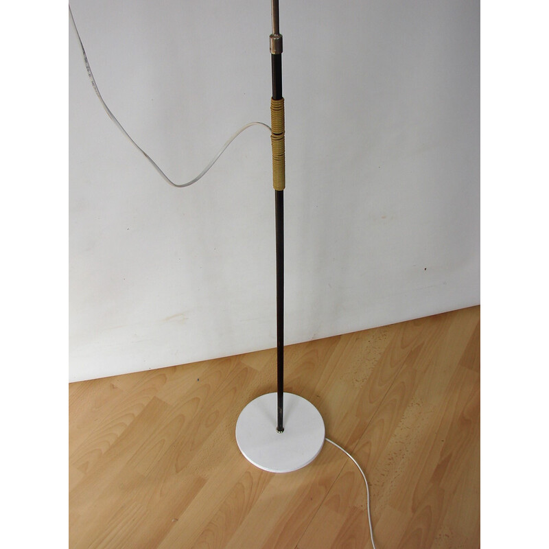 Vintage metal and acrylic floor lamp