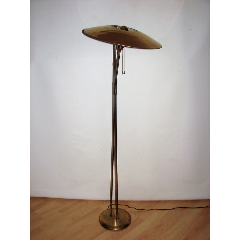 Mid century brass floor lamp, Italy 1960s