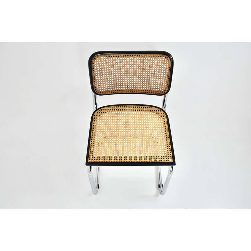 Conjunto de 6 cadeiras de metal vintage de Marcel Breuer