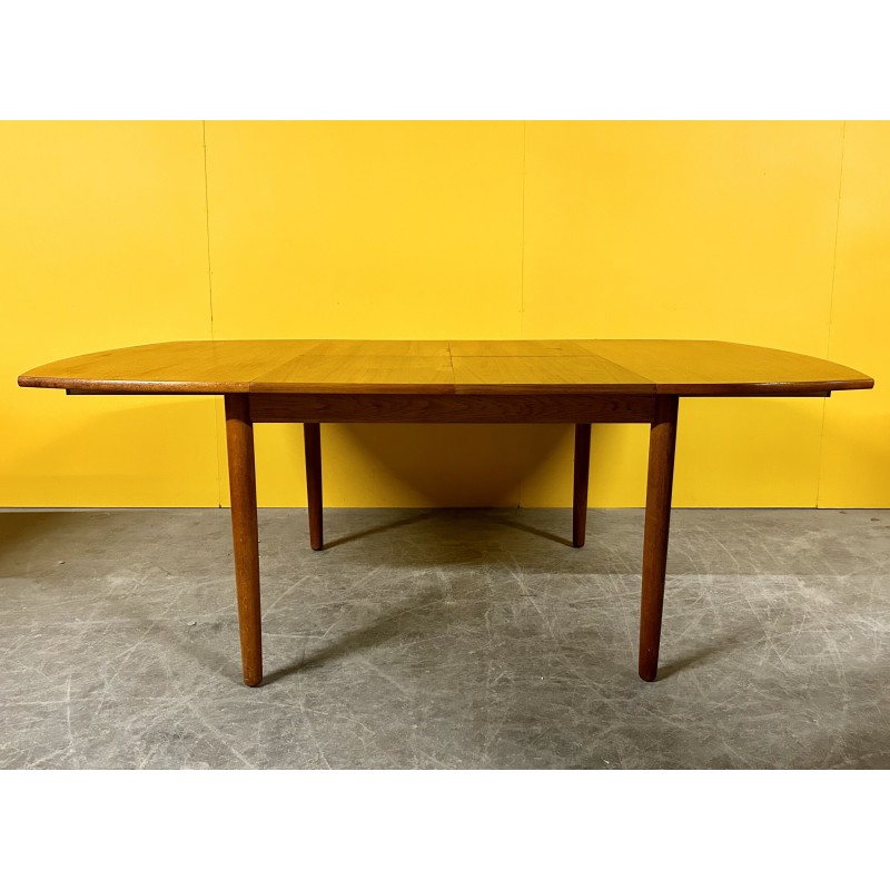 Table extensible vintage danoise en teck, 1960