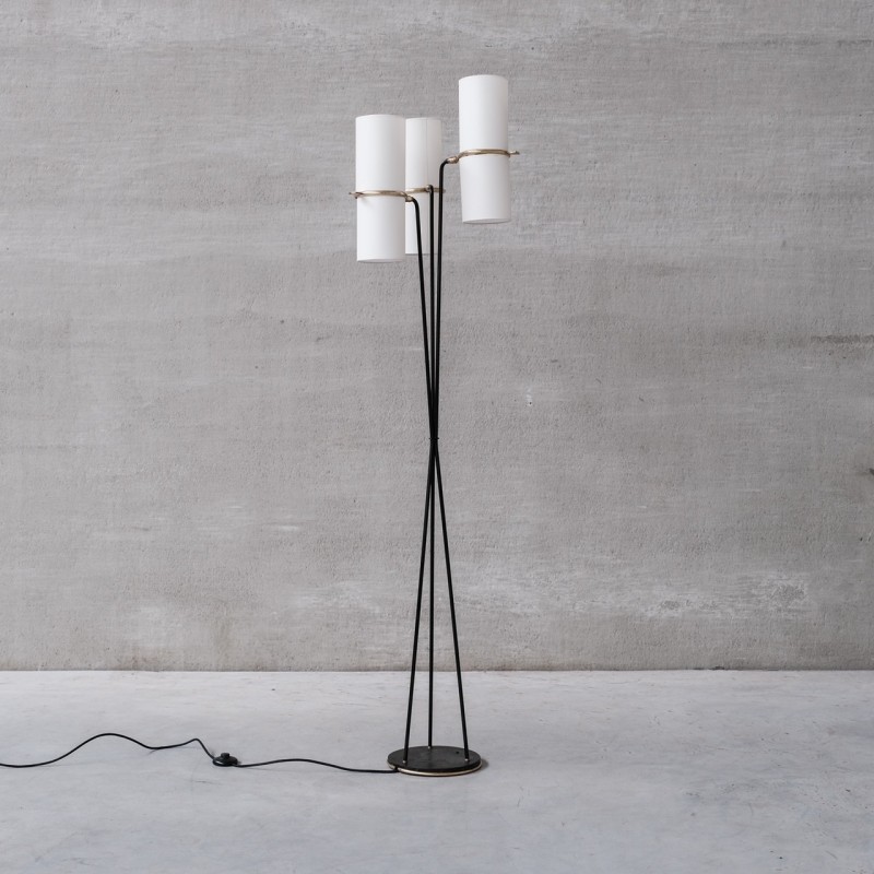 Mid-century French floor lamp by Maison Lunel, 1950s
