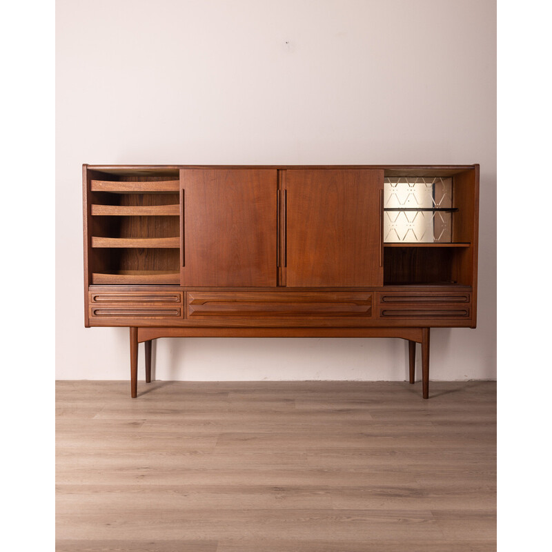 Vintage dressoir in teakhout van Jhoannes Andersen voor Uldum Møbelfabrik, jaren 1960