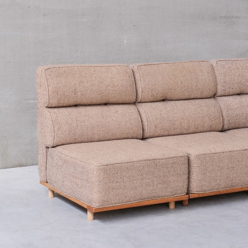 Vintage modular sofa by Guillerme et Chambron, France 1960s