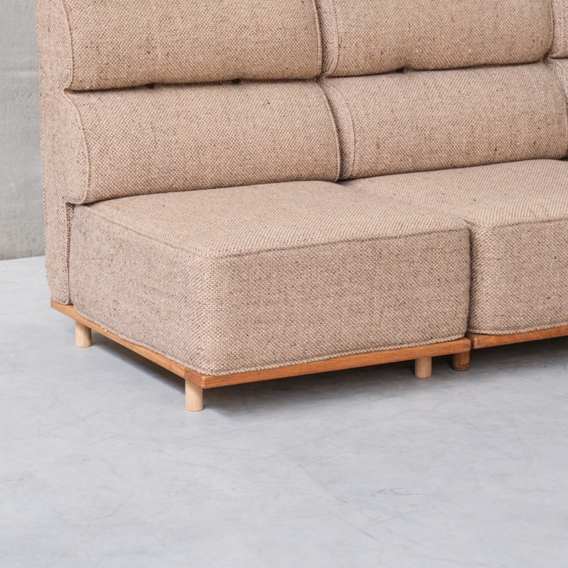 Vintage modular sofa by Guillerme et Chambron, France 1960s